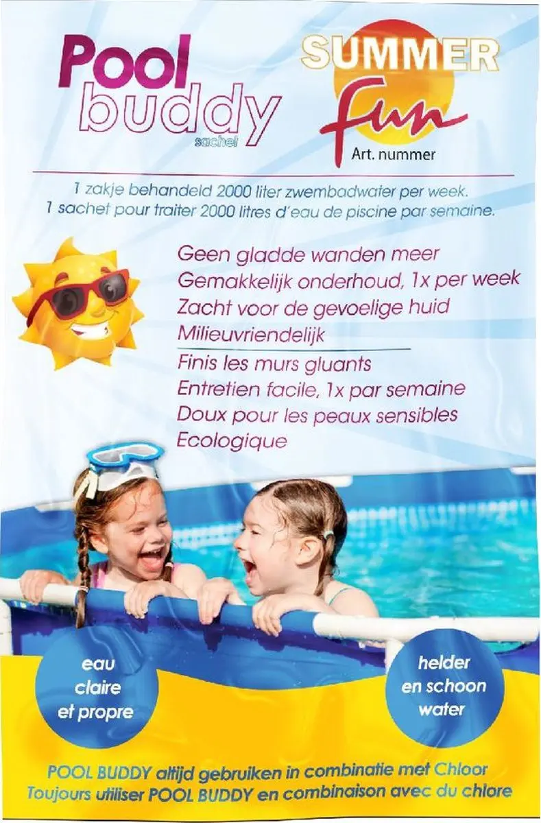 Summer fun Pool buddy onderhoudszakjes