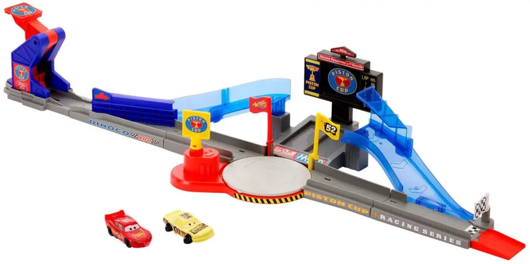 Mattel Disney Cars Piston Cup Stuntbaan Speelset JHL42 - Meerkleurig