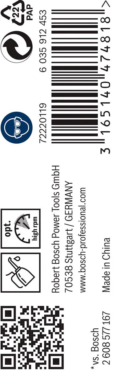 Bosch Professional ST. LINE 2.3mm HSS-G Metaalboren - 10 Stuks