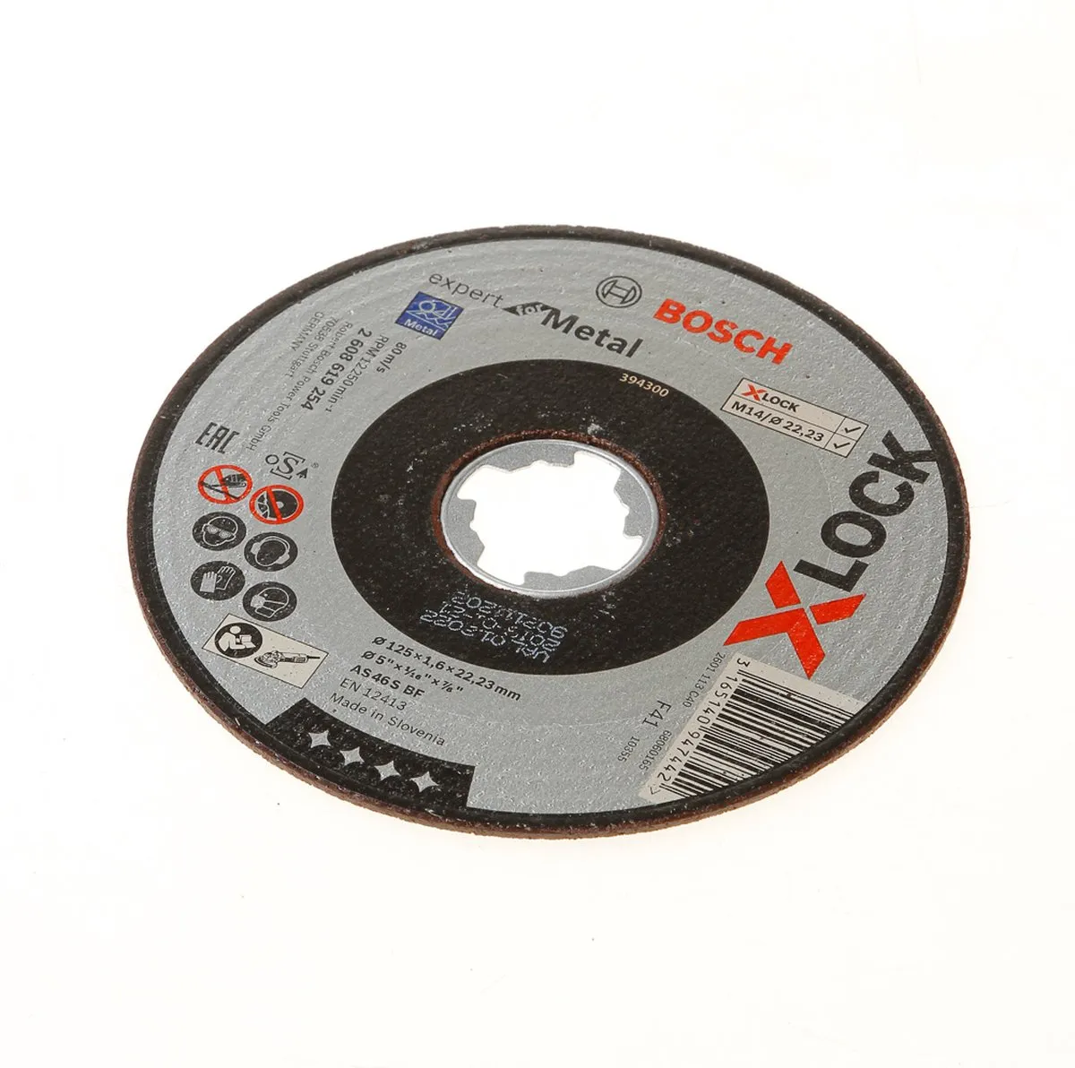 Bosch Professional Xlock Doorslijpschijf 125mm Metaal - 2608619254