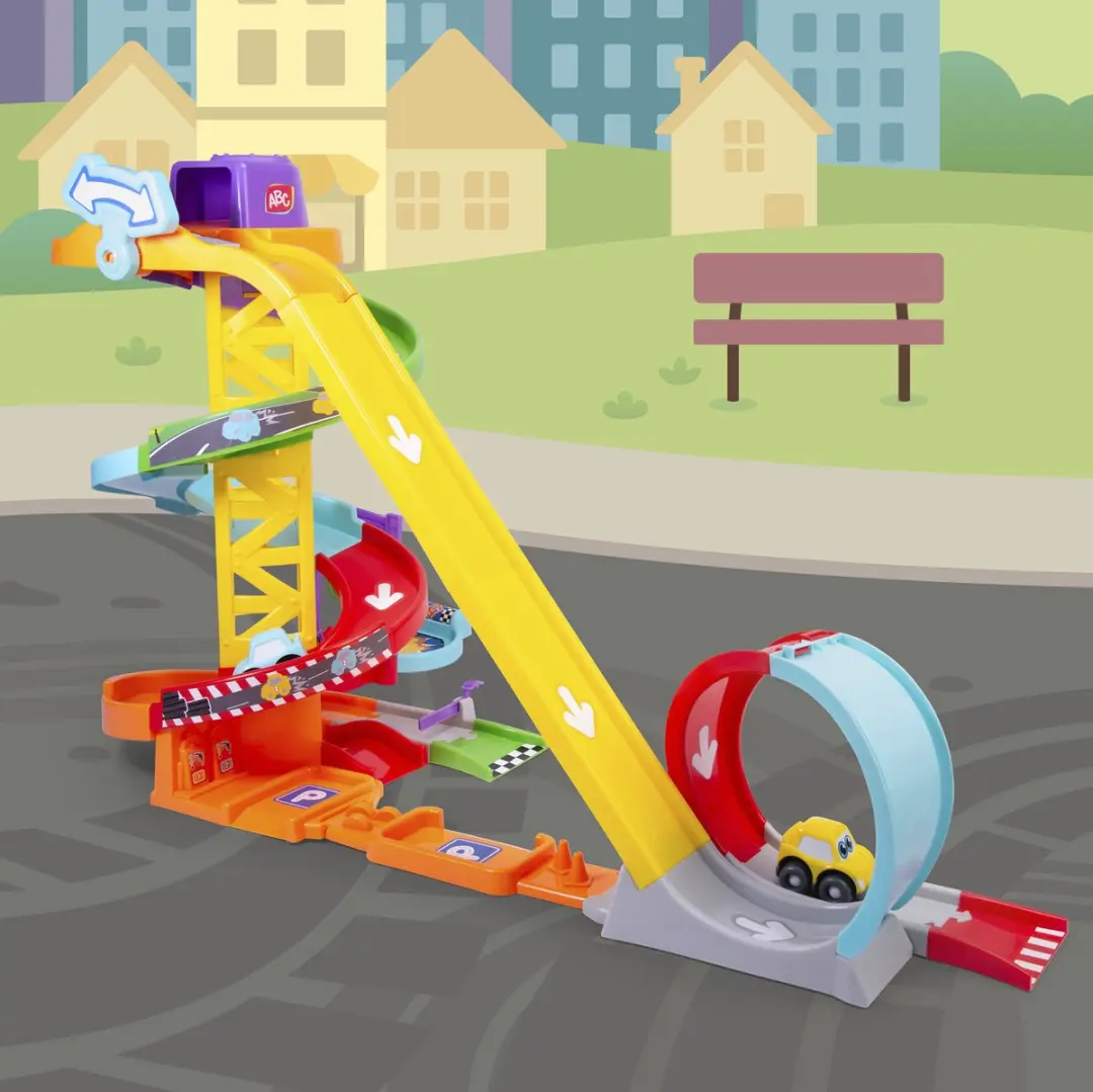 Dickie Racebaan ABC Speelset - 2 Auto's met Looping - afbeelding 4 van 5