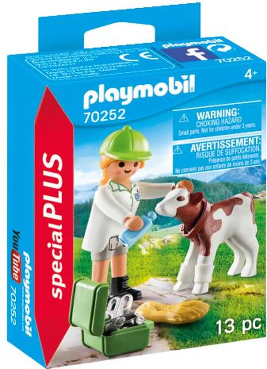 PLAYMOBIL Special Plus Dierenarts met kalf