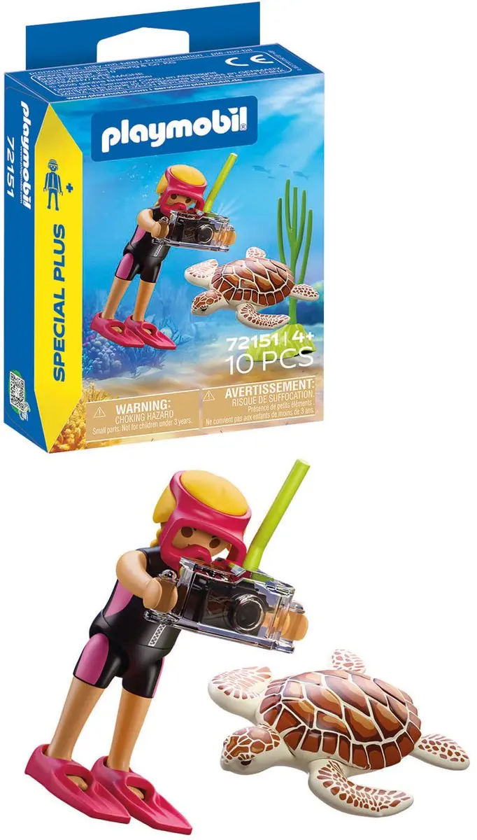 Playmobil Specials Duiker met Schildpad 72151 - Multi kleuren