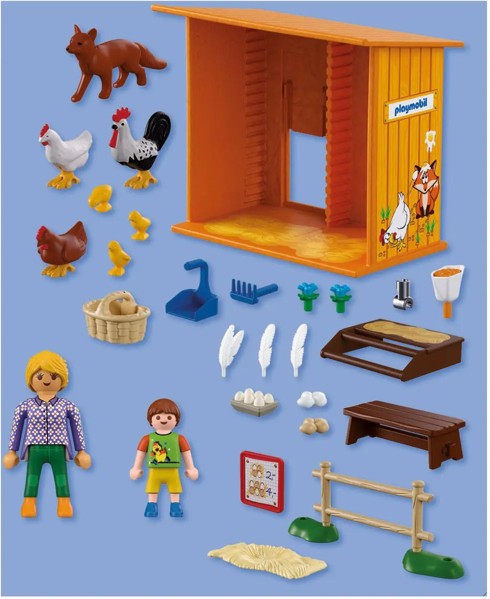 Playmobil Country Kippenhok 72168 - Meerkleurig