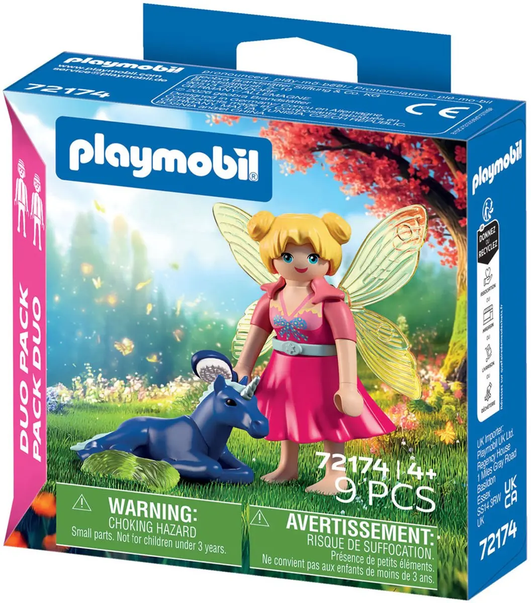 Playmobil DuoPack Fee met Eenhoornveulen 72174 - Meerkleurig