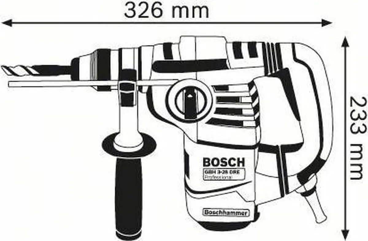 Bosch Professional GBH 3-28 DRE Boorhamer - 800W
