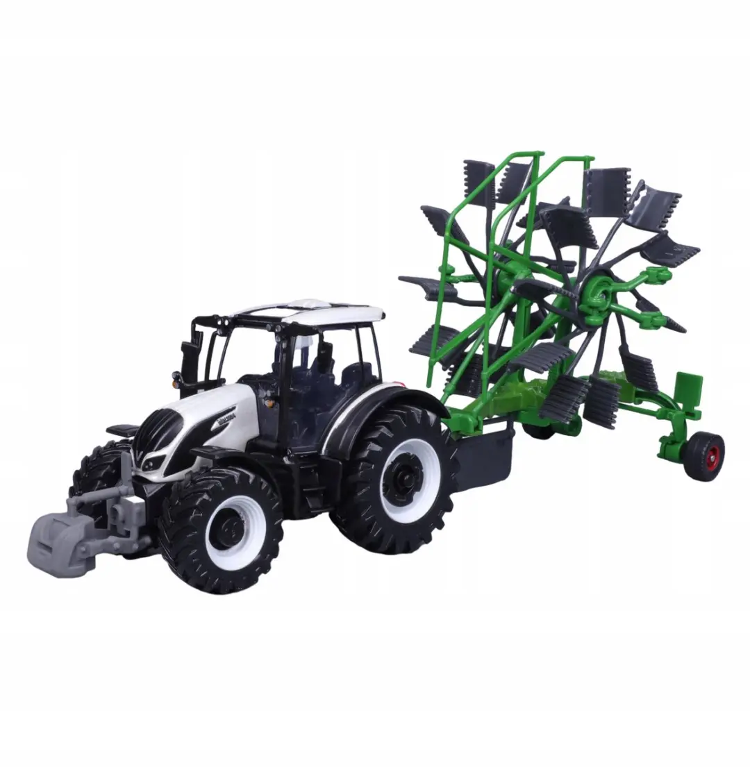 Bburago Valtra N174 Tractor met Maaier 27cm