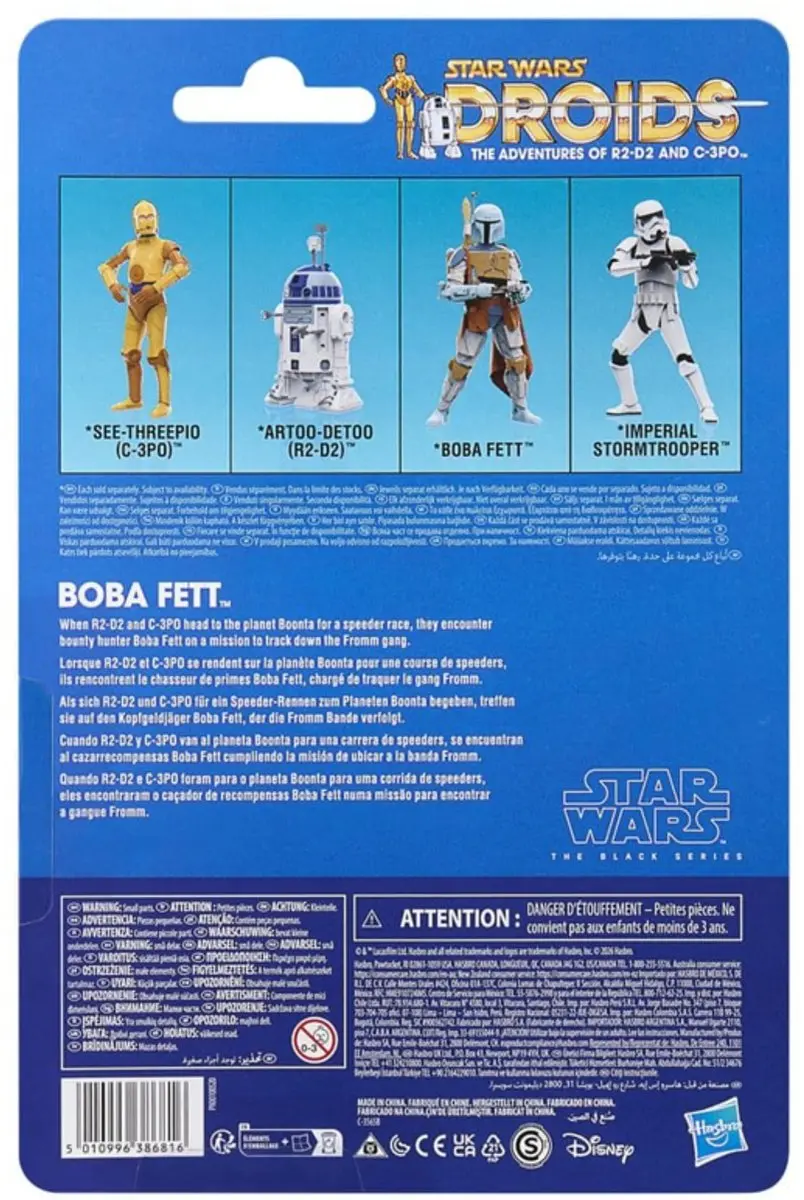 Star Wars Black Series Boba Fett Actiefiguur - 15cm - Lichtblauw
