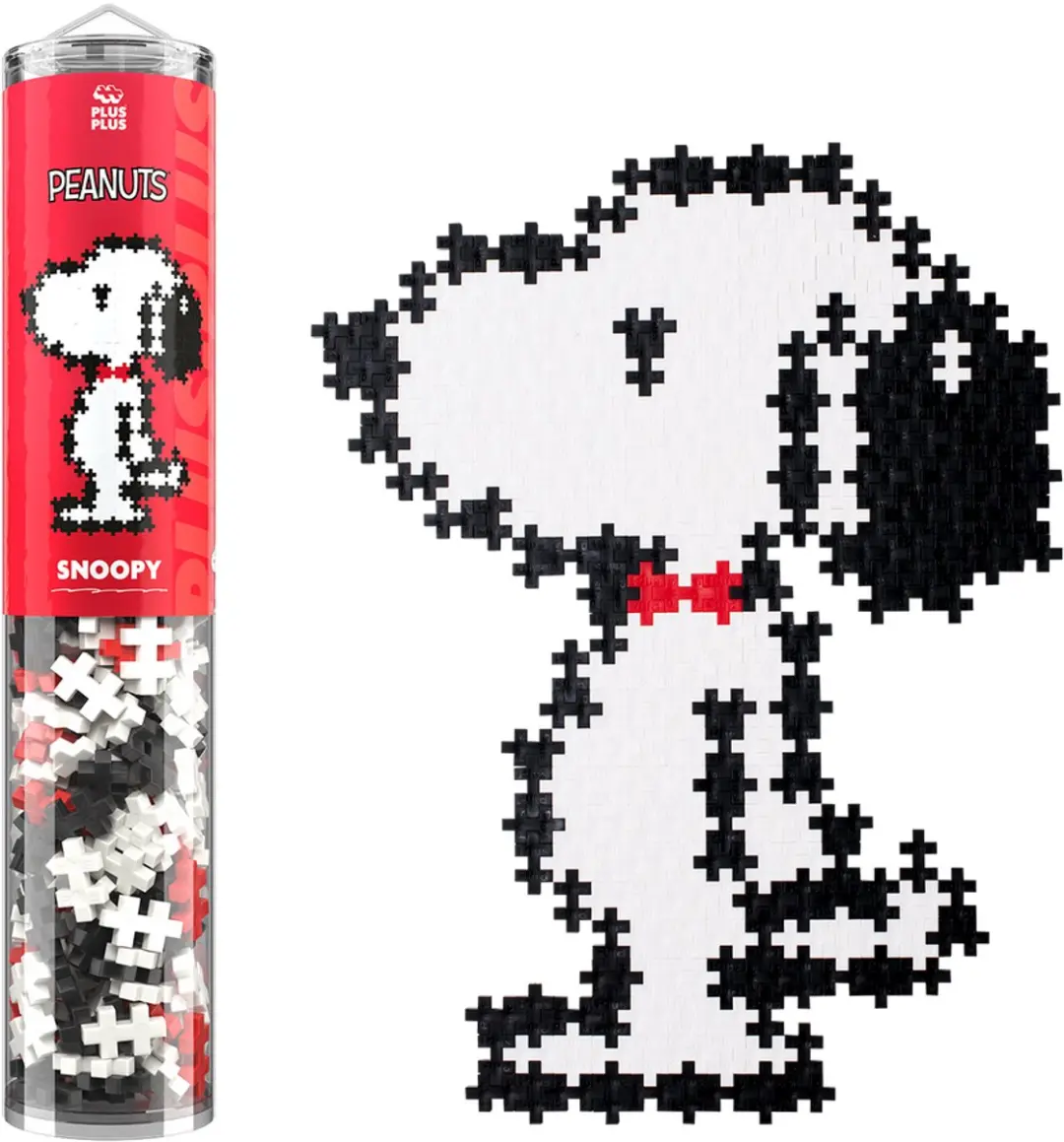 Plus-Plus Puzzle by Number Snoopy Peanuts 275 Stuks