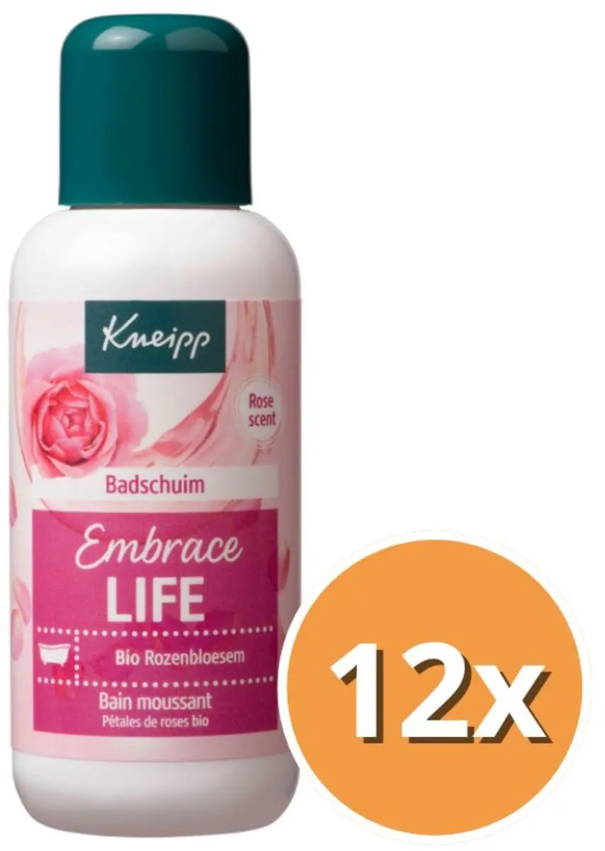 12x Kneipp Mini Badschuim Embrace Life (100 ml)