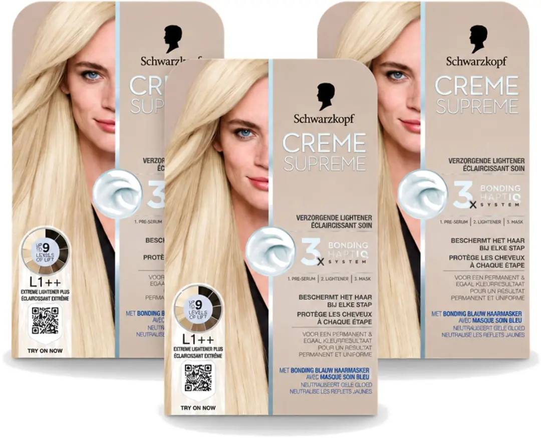 3 x Schwarzkopf