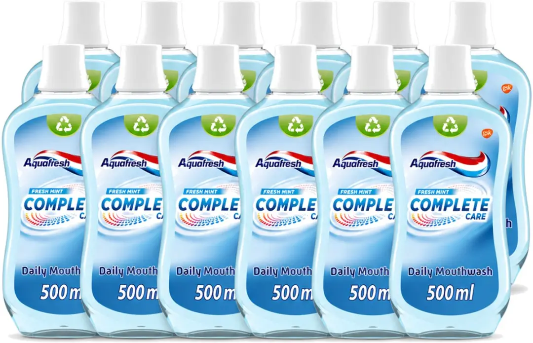 12 x Aquafresh Complete Care Mondwater