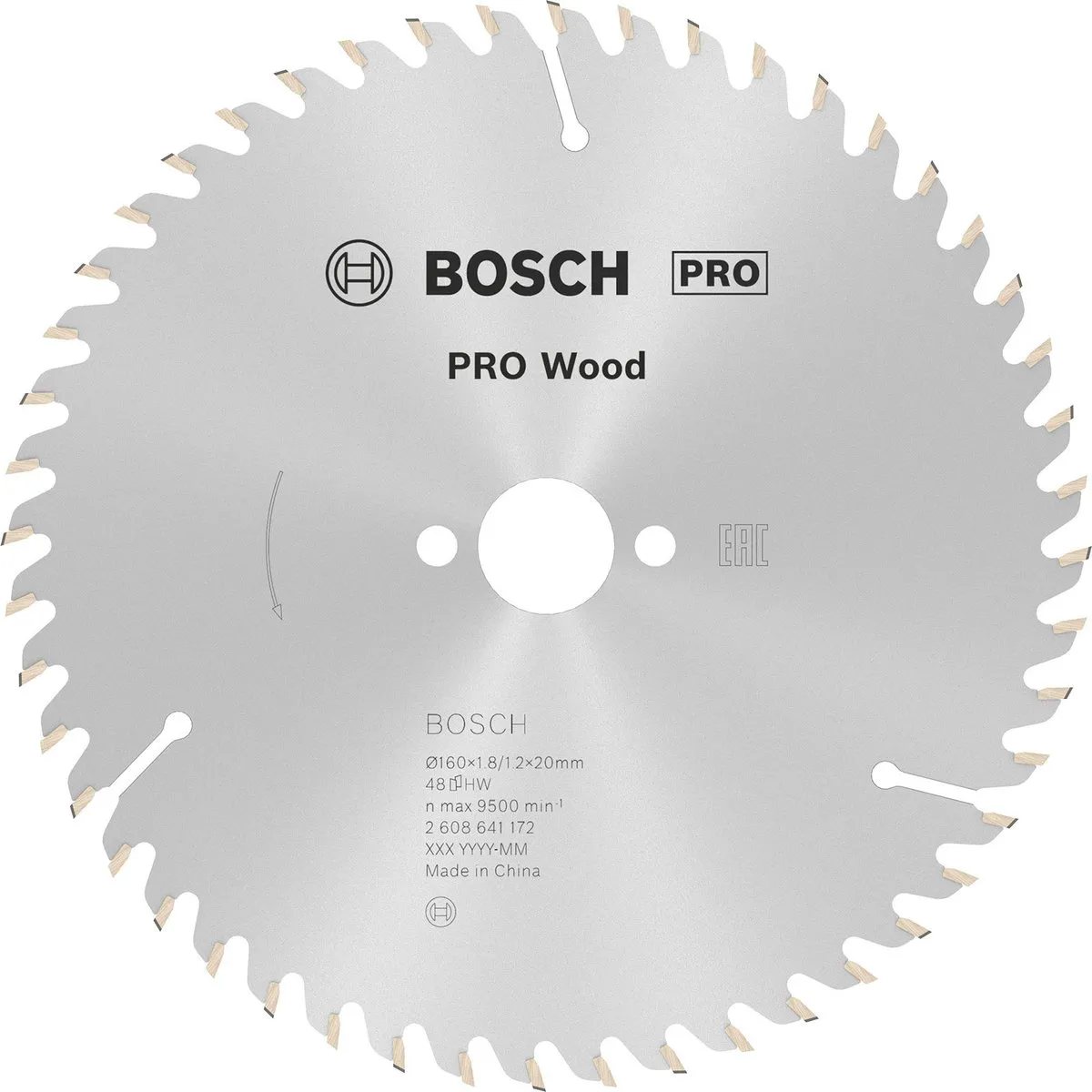 Bosch Professional Cirkelzaagblad Optiline 160x20/16x1,8 48T Hout
