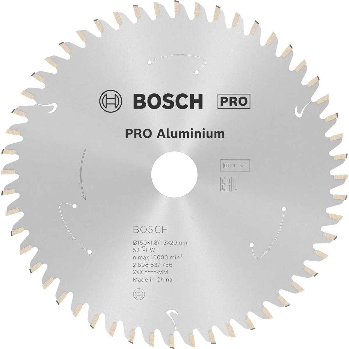 Bosch Professional Accuzaagblad 150mm 52 Tanden