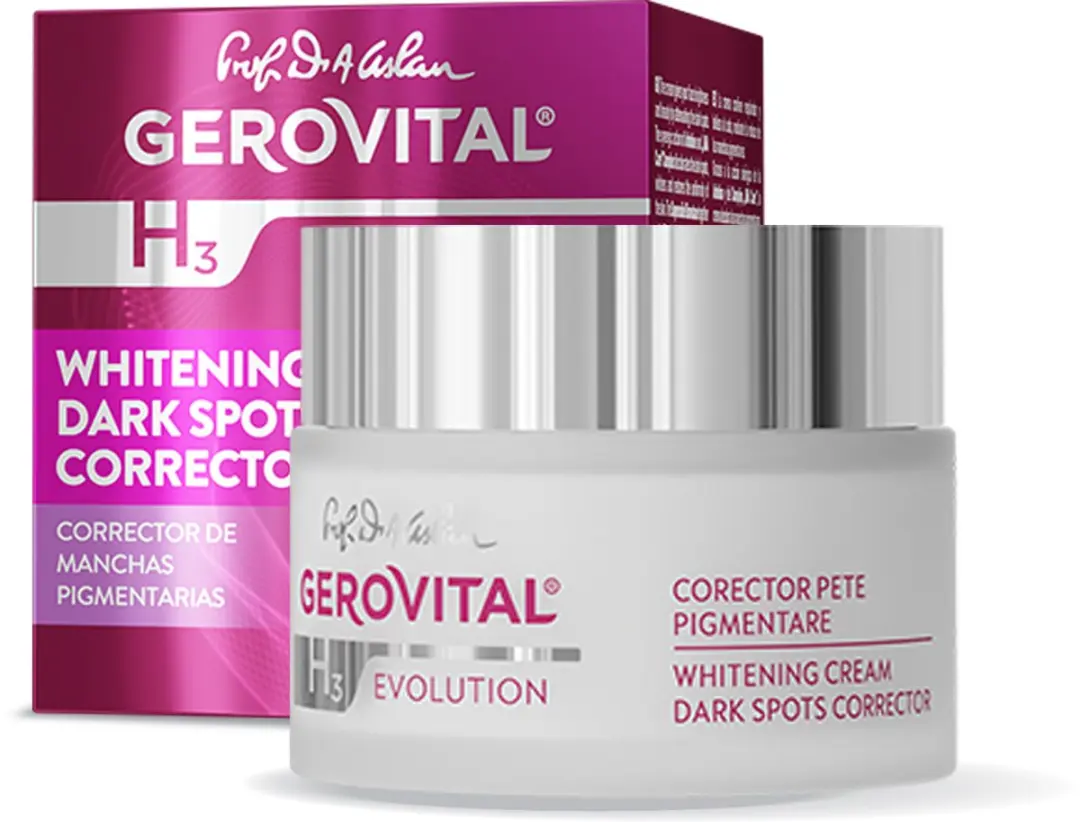 Whitening cream, donkere vlekken corrector met AHA