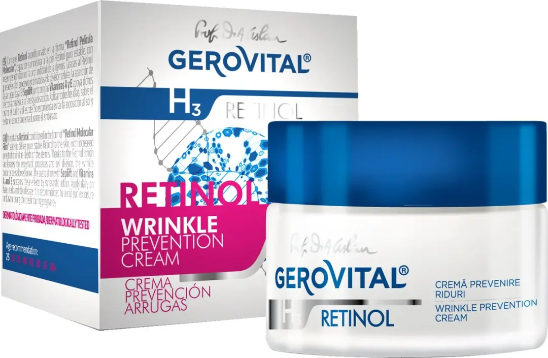 Rimpelpreventiecrème 2% retinol voor de normale tot rijpe huid