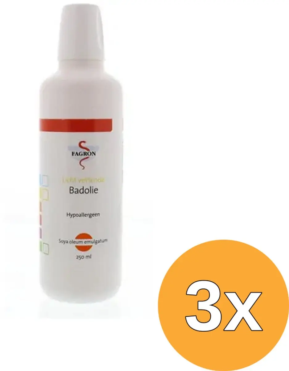 3x Fagron Soya oleum emulgatum (250 ml)