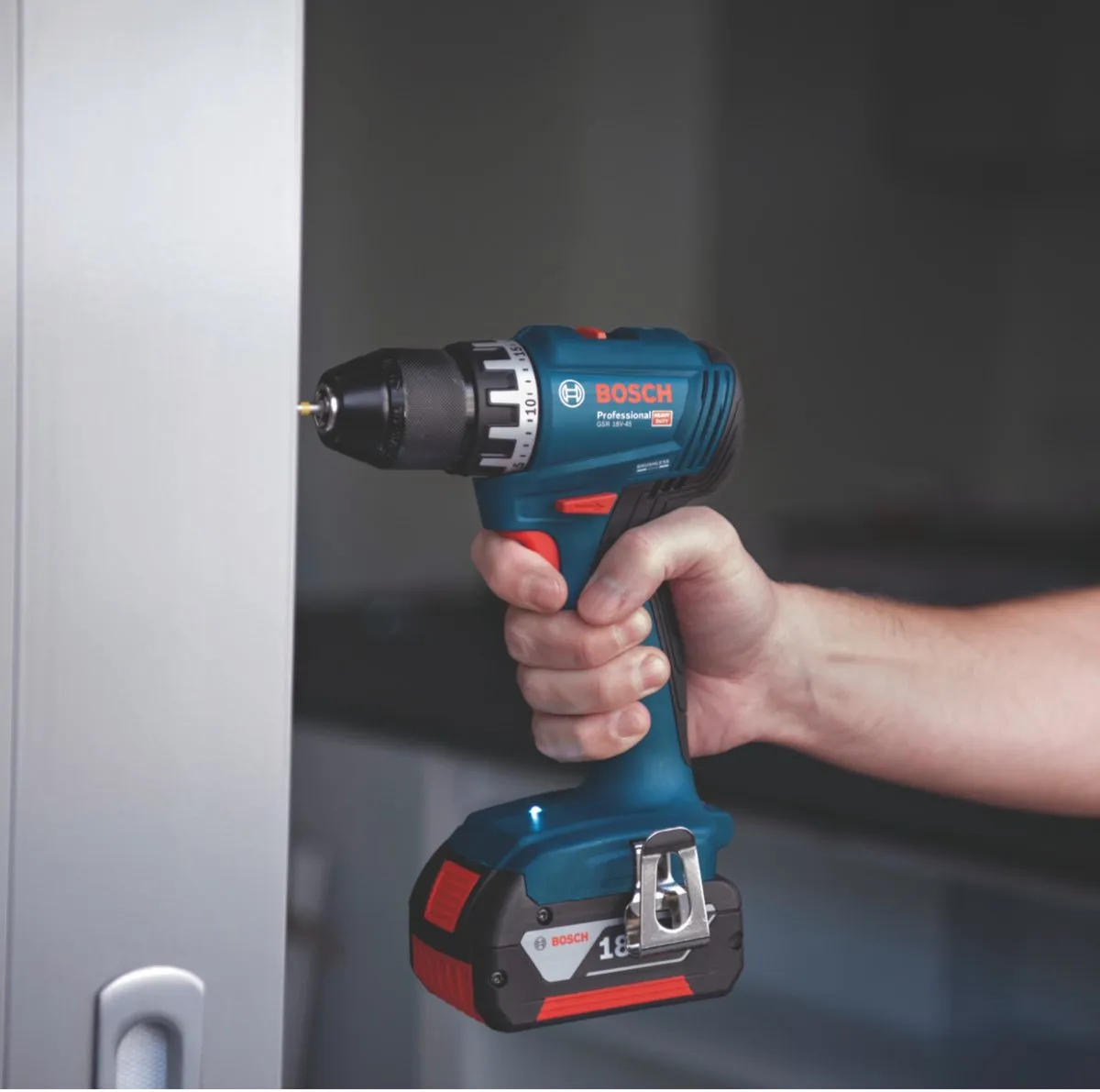 Bosch Professional GSR 18V-45 Accu Schroefboormachine - 45 Niveaus
