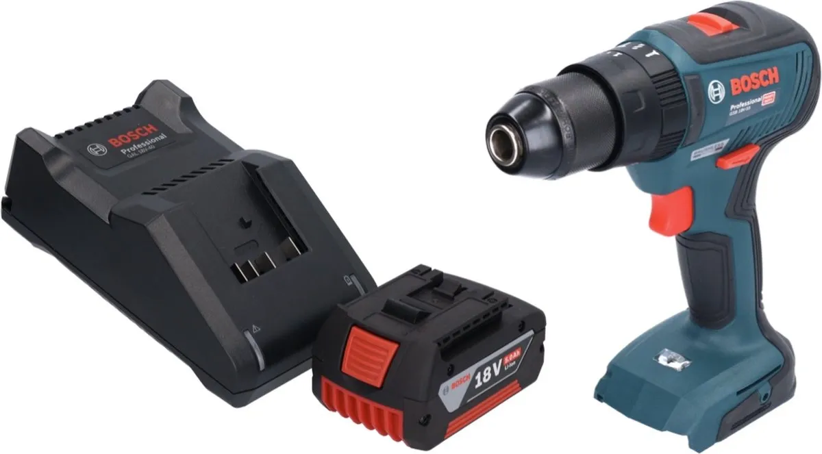 Bosch Professional GSB 18V-55 Accu Klopboormachine 55Nm - 20 standen - 5.0Ah