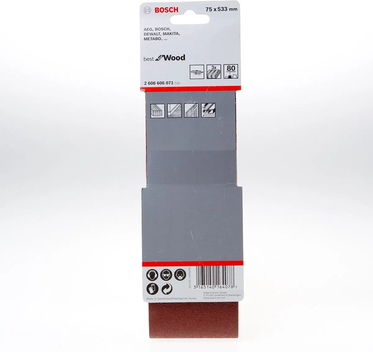 Bosch Professional 3 Banden 75x533 Best Wood+Paint