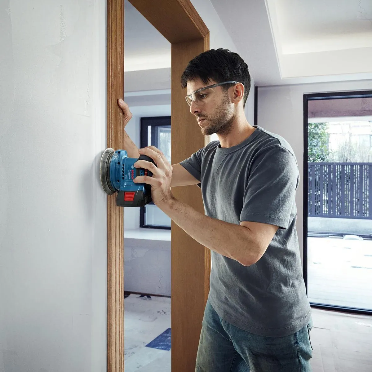 Bosch Professional GEX 185-LI Excenterschuurmachine 18V