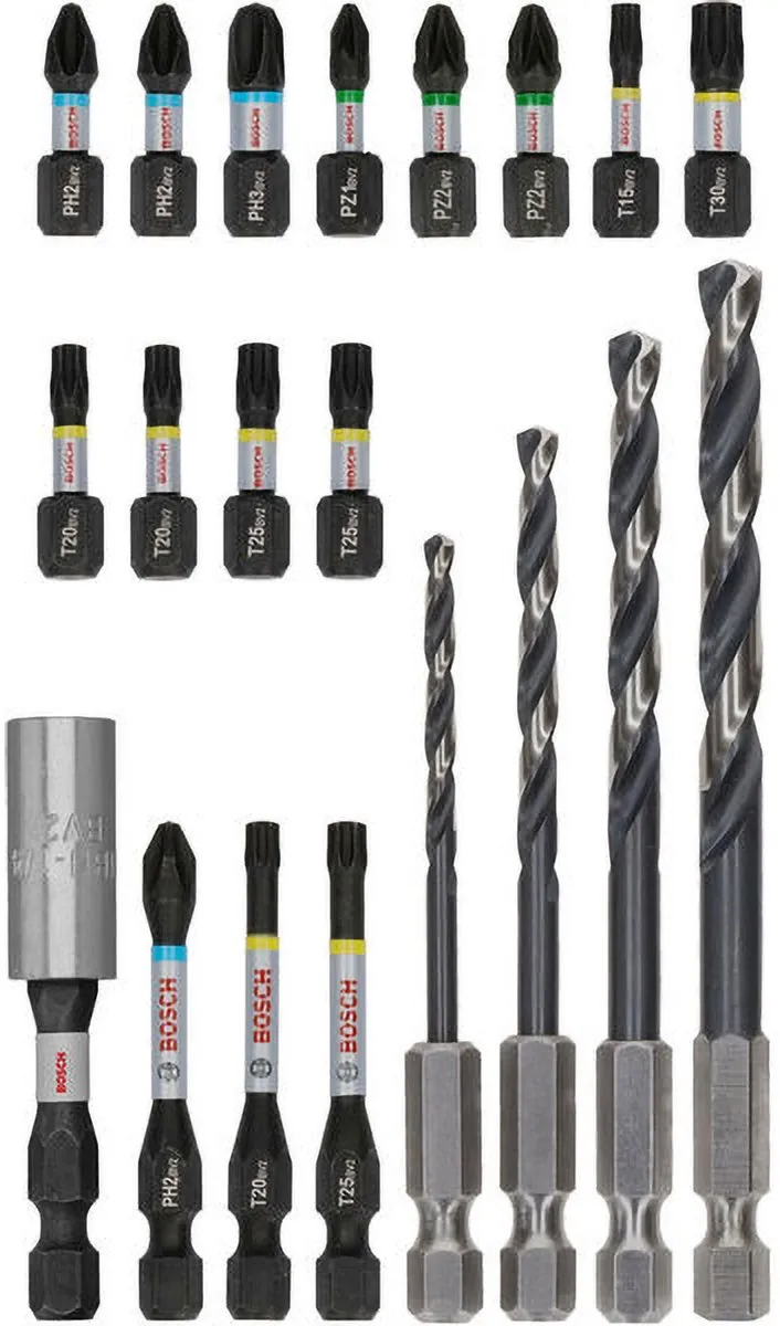 Bosch Professional PRO Impact Metaalboor-/bitset 20-delig 2608521U84