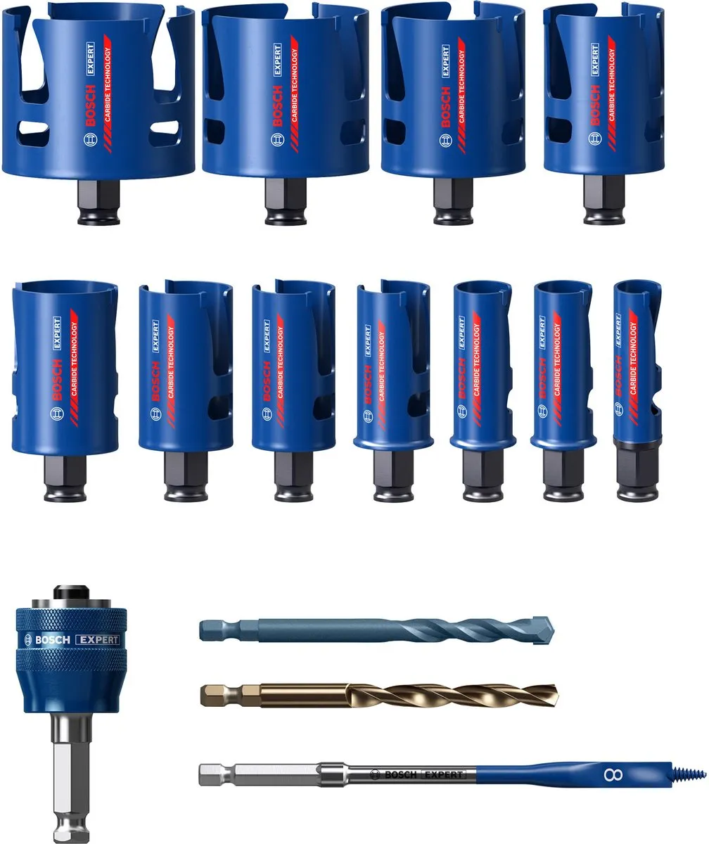 Bosch Professional Expert Construction Material Gatenzaagset 15-delig
