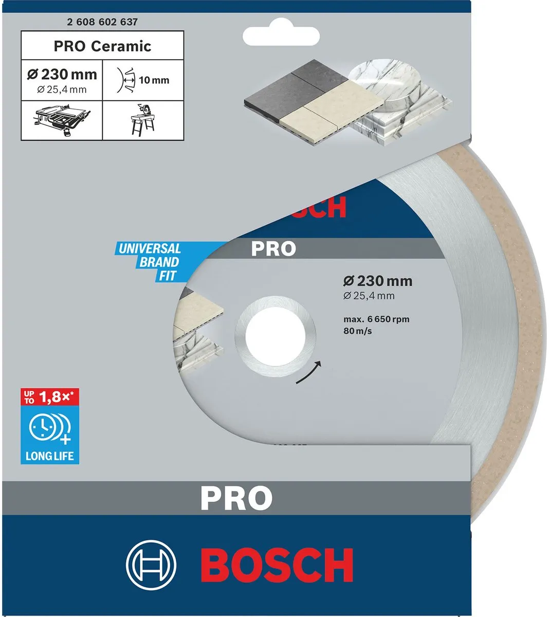 Bosch Professional Diamantschijf Best Ceramic 230mm