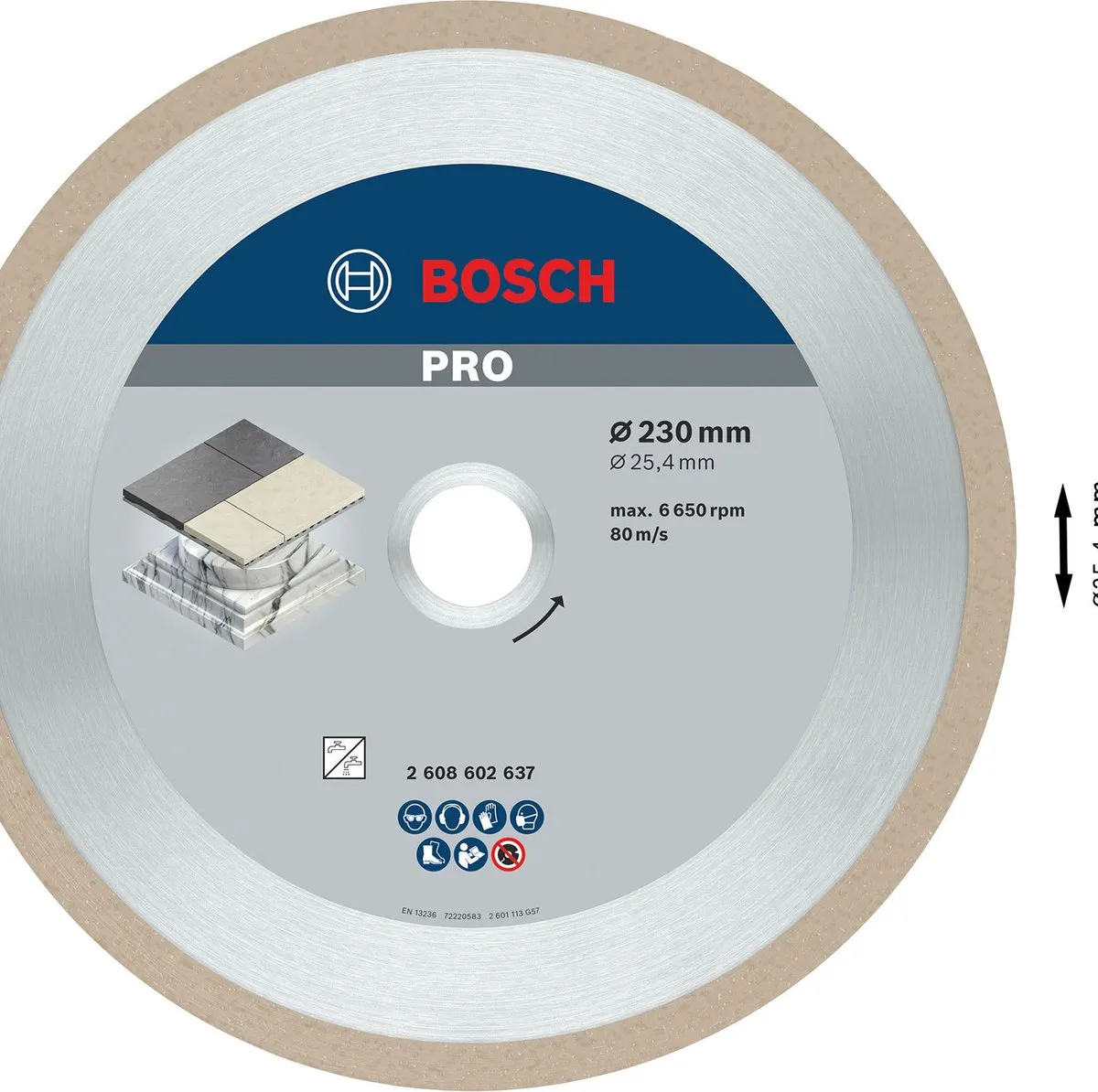 Bosch Professional Diamantschijf Best Ceramic 230mm