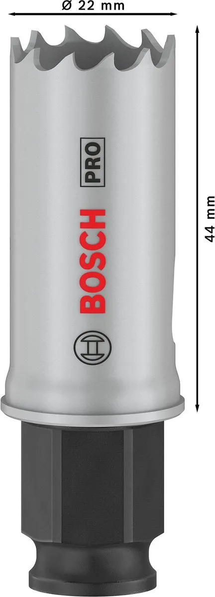 Bosch Professional Multi Materiaal PC Plus Gatenzaag 22mm - afbeelding 6 van 6