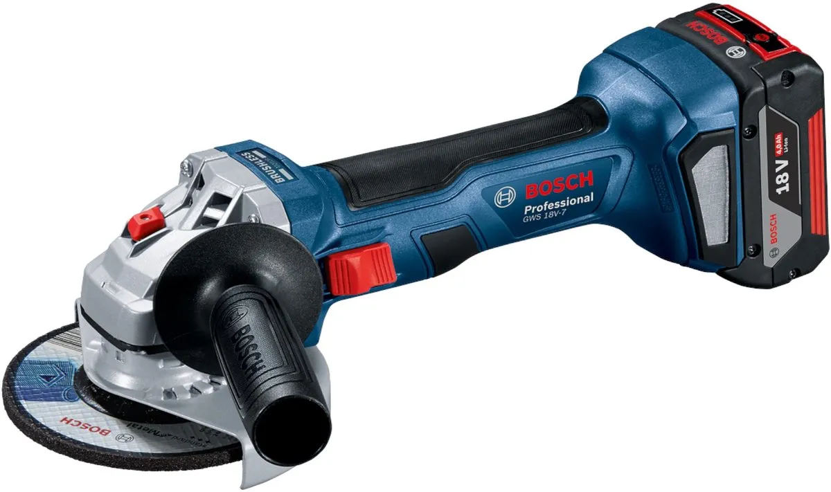 Bosch Professional GWS 18V-7 Haakse Slijper 115mm - 700W - afbeelding 3 van 6