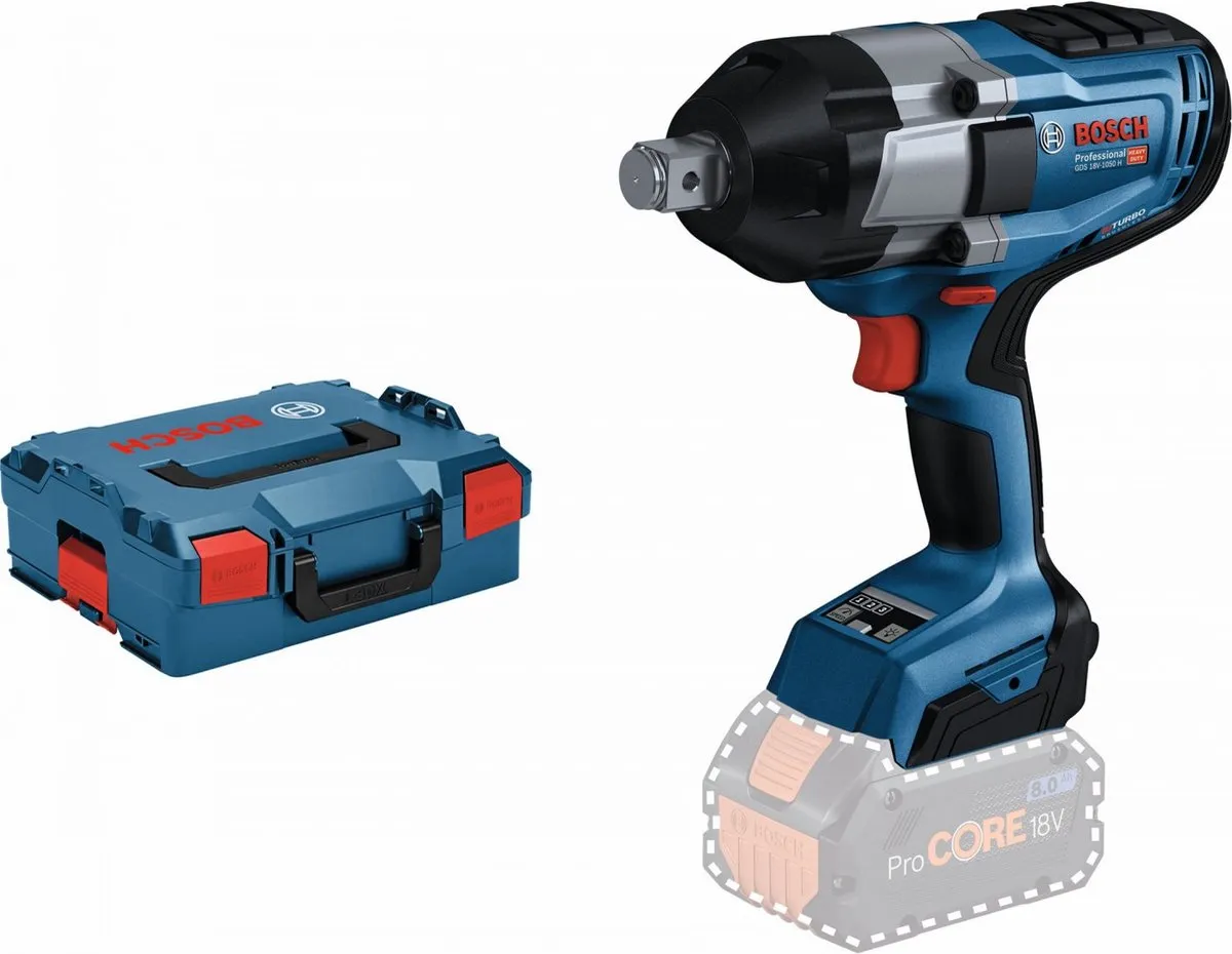 Bosch Professional GDS 18V-1050 H Slagmoersleutel - 1700Nm - 3/4" - Zonder accu