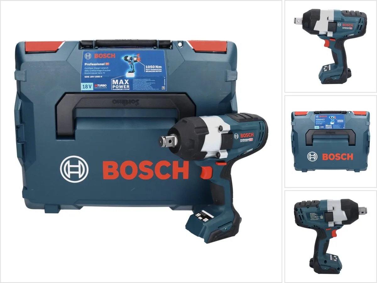 Bosch Professional GDS 18V-1050 H Slagmoersleutel - 1700Nm - 3/4" - Zonder accu
