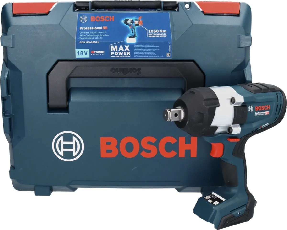 Bosch Professional GDS 18V-1050 H Slagmoersleutel - 1700Nm - 3/4" - Zonder accu