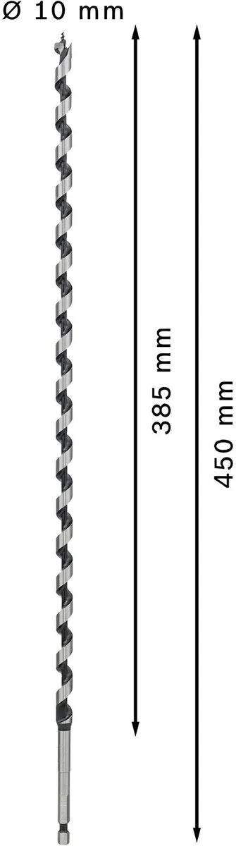 Bosch Professional Slangenboor 10x450mm Hout - 2608597641