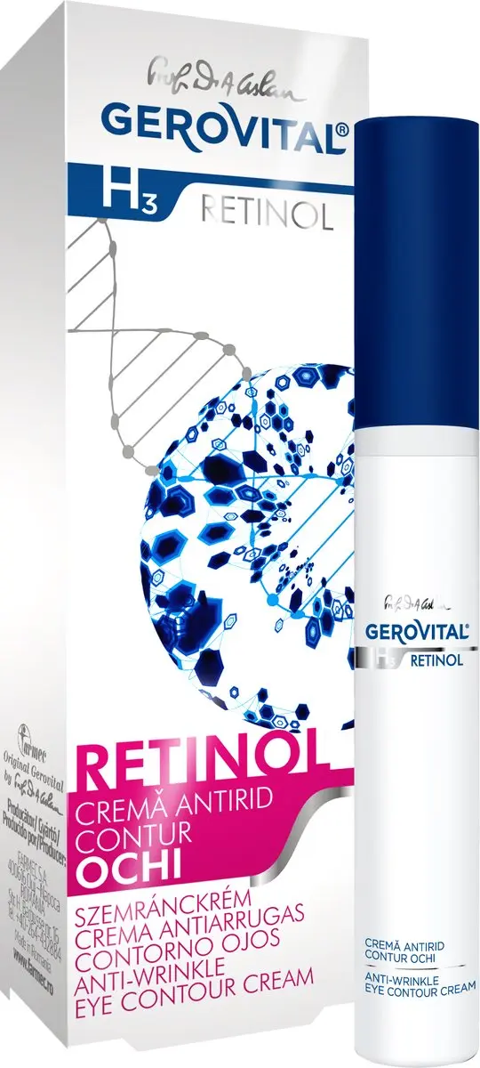 Anti-rimpel oogcrème 2% retinol voor de rijpere huid