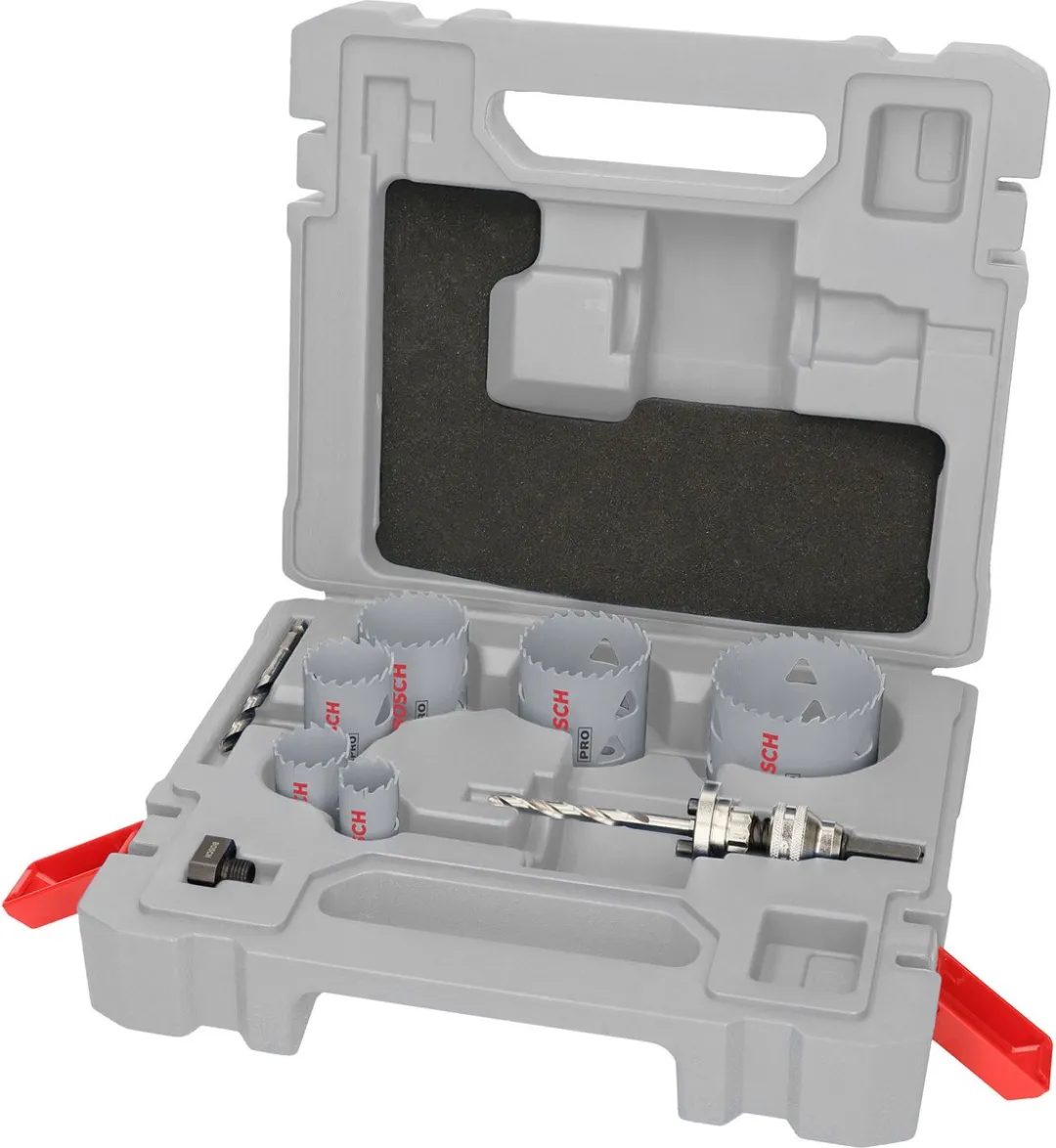 Bosch Professional PRO Multimateriaal Gatzaag Q-Lock Houderset 10-delig