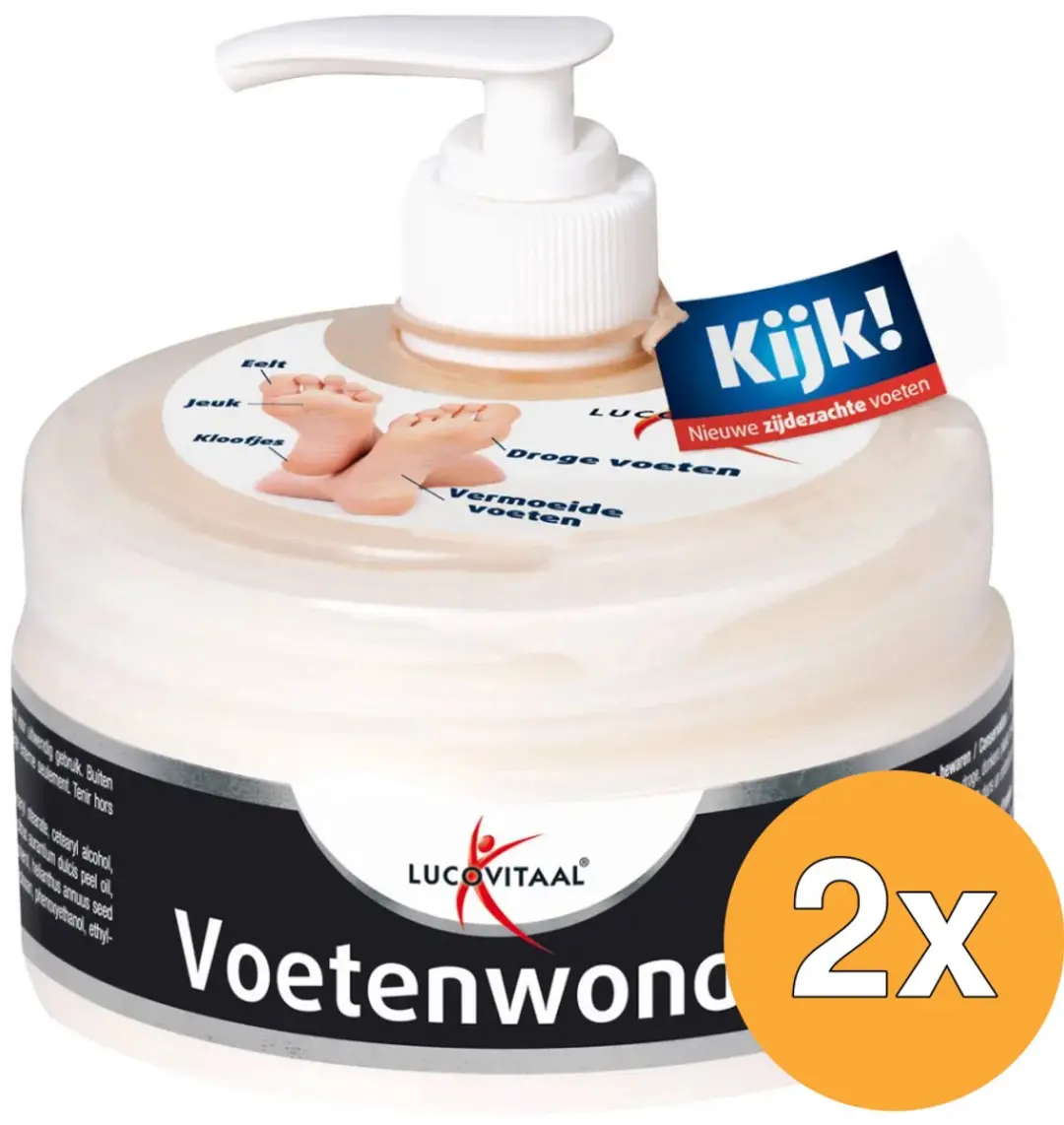 2x Lucovitaal Voetenwonder Zalf (300 ml)