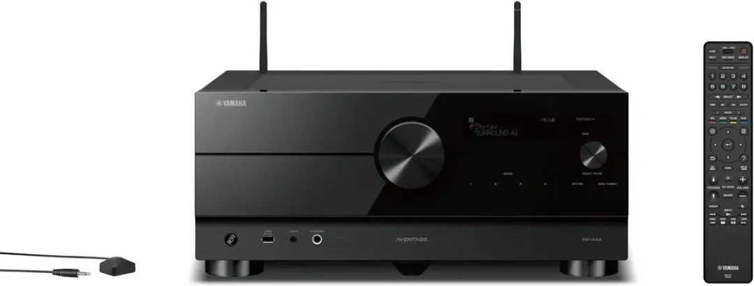 Yamaha RX-A4A AV Receiver - 7x HDMI, 2 Zones - Zwart - afbeelding 3 van 5