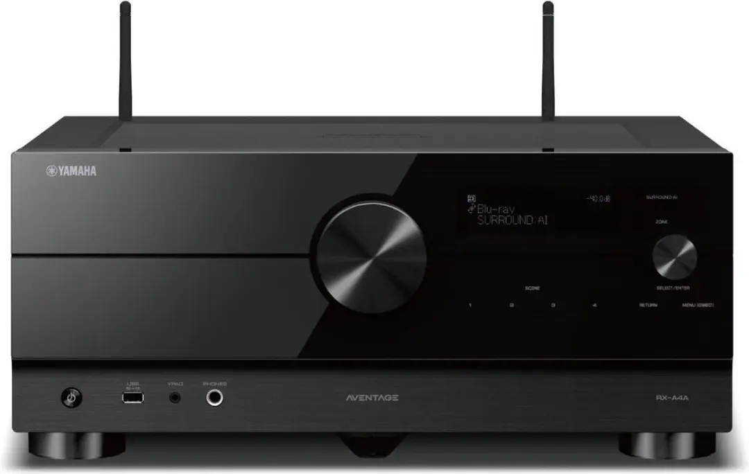 Yamaha RX-A4A AV Receiver - 7x HDMI, 2 Zones - Zwart - afbeelding 5 van 5