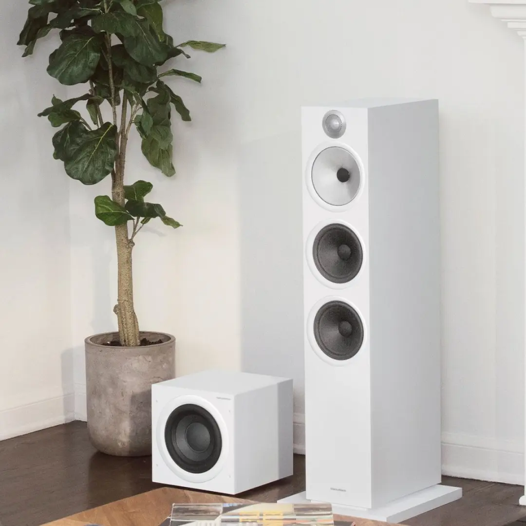 Bowers & Wilkins ASW608 Actieve Subwoofer 200W - Wit - afbeelding 2 van 6