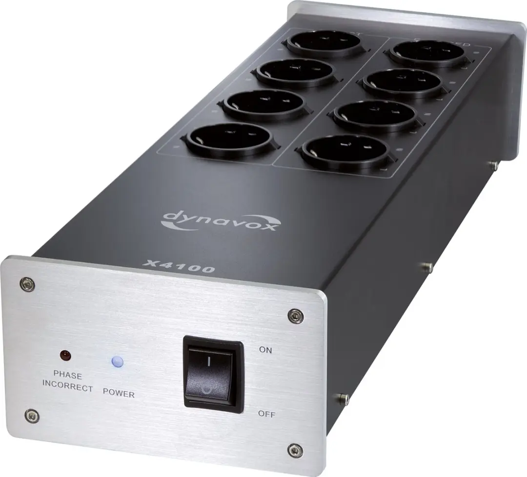 Dynavox HiFi-stekkerblok zilver X4100B
