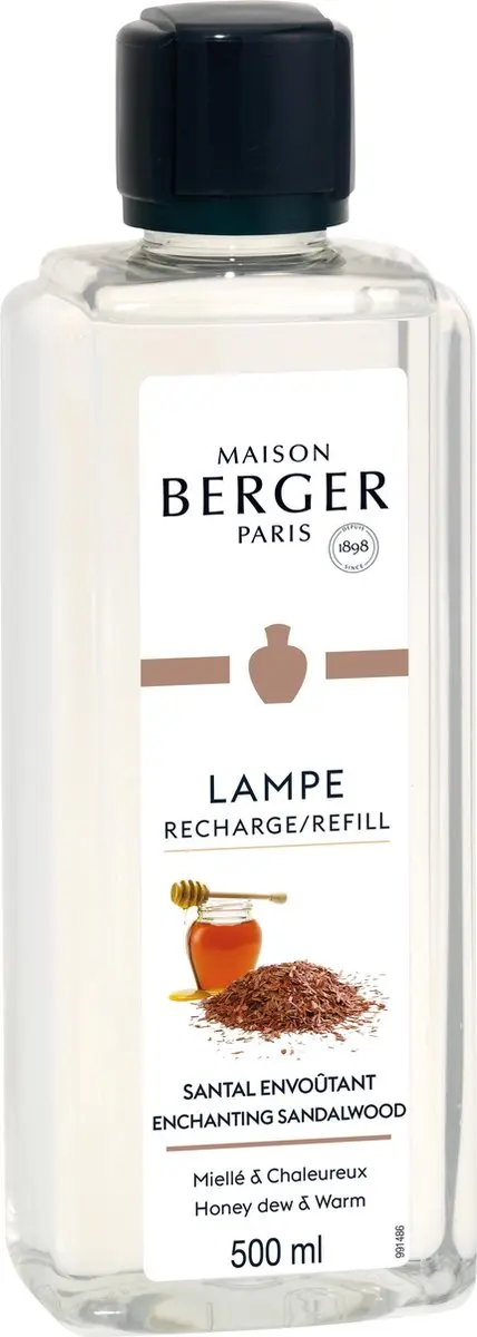 Lampe Berger Navulling Sandalwood Oriental Santal Envoûtant 500ml