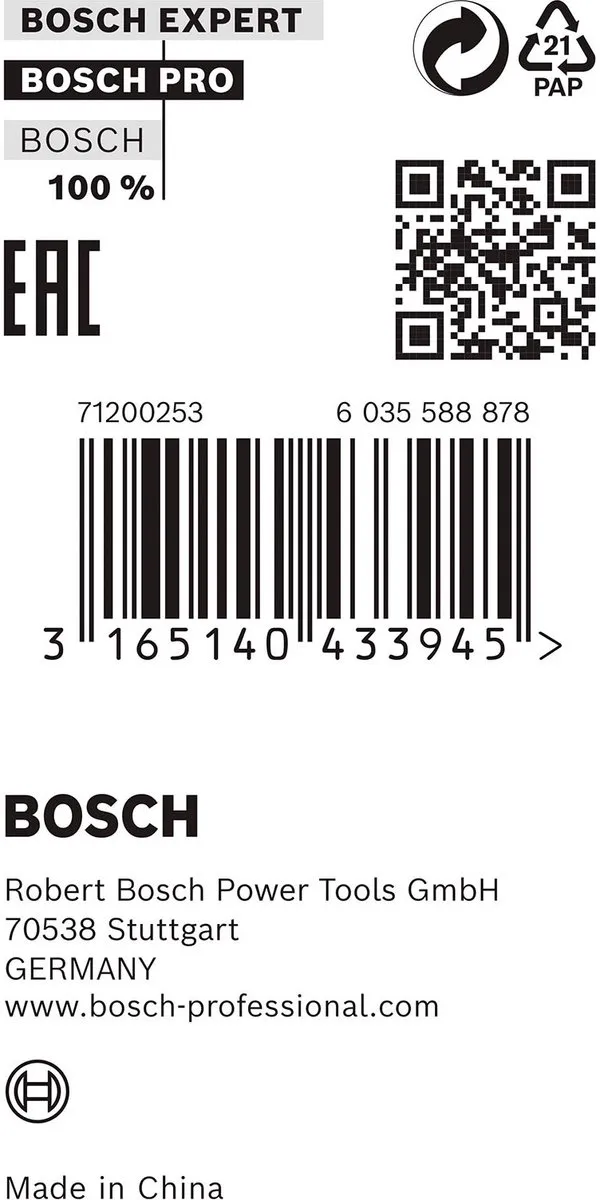 Bosch Professional Reduceerring 2600100228 - Metaal - 25.4mm - afbeelding 3 van 4