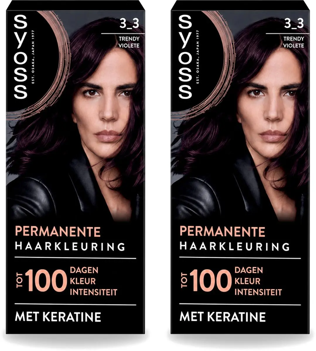 2 x SYOSS Permanent Coloration 3-3