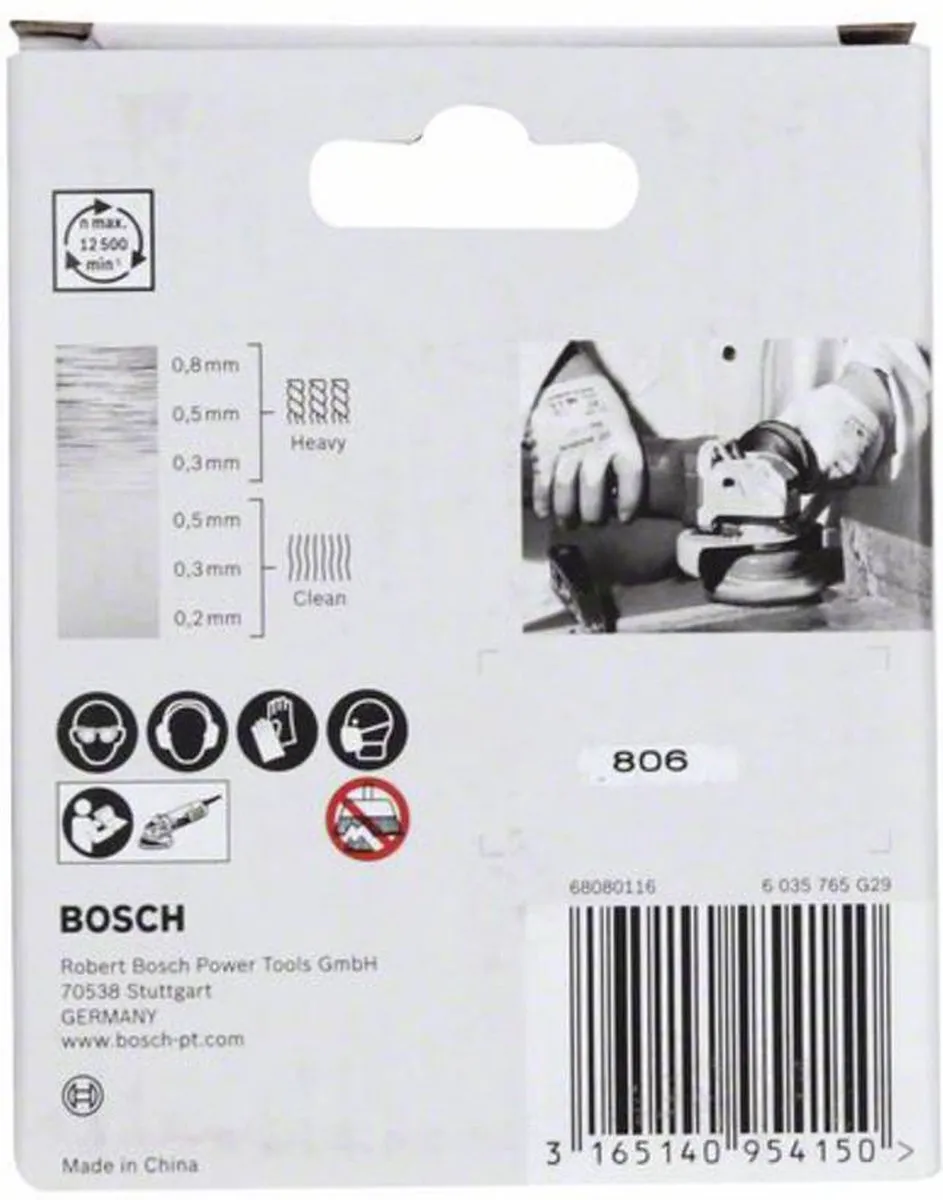 Bosch Professional X-Lock Komstaalborstel RVS 0,5x75mm - afbeelding 6 van 6
