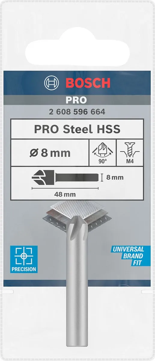 Bosch Professional Verzinkboor 8.0mm 2608596664