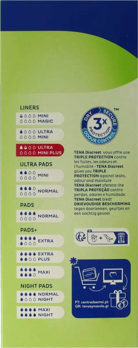 TENA Discreet Ultra Mini Plus - 24 Stuks