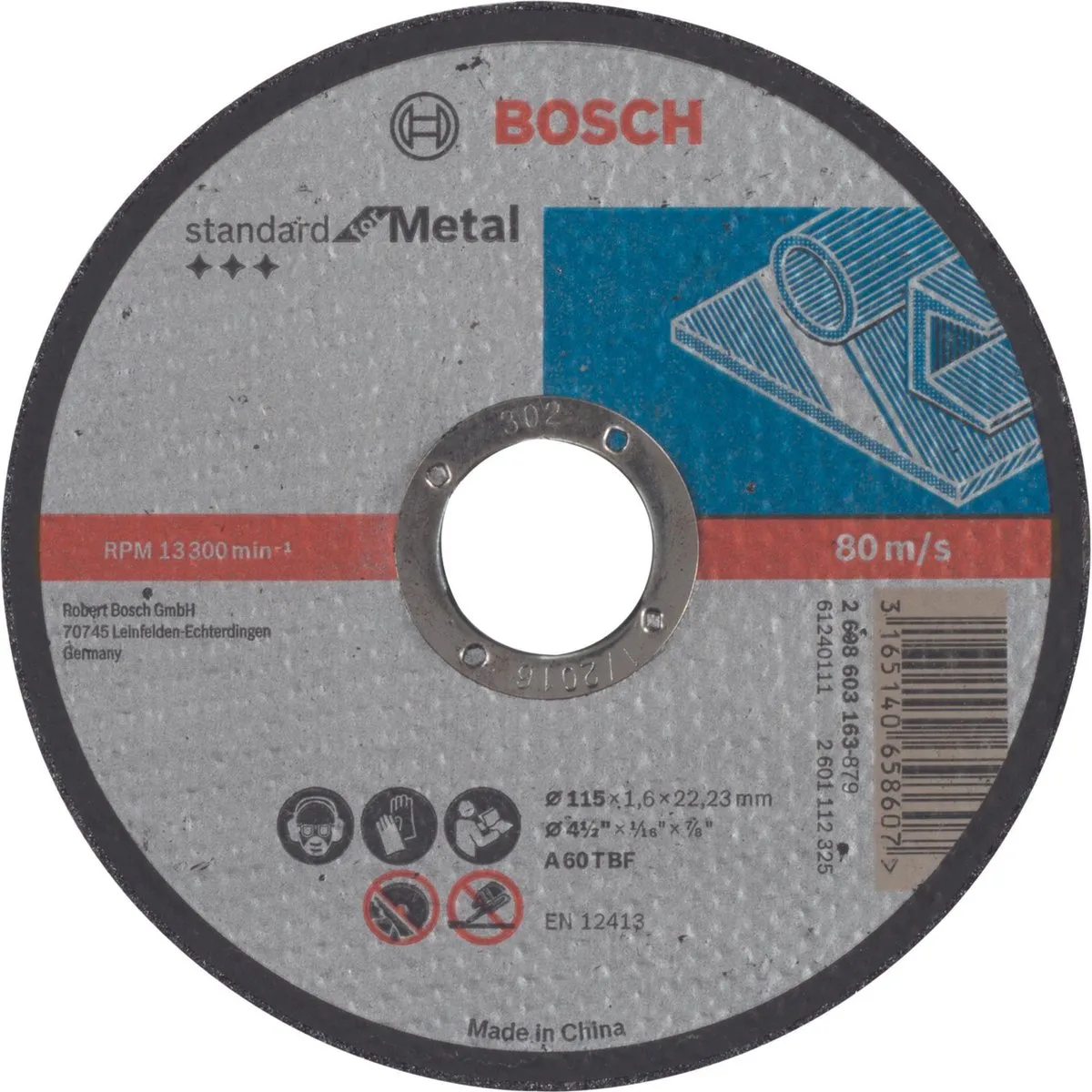 Bosch Professional Doorslijpschijf A 60 T BF 115mm