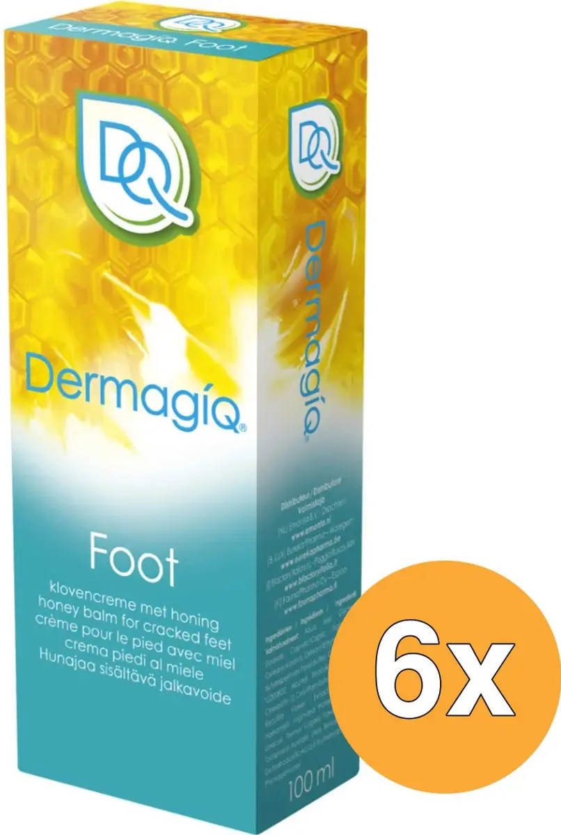 6x Dermagiq Foot klovencreme (100 ml)